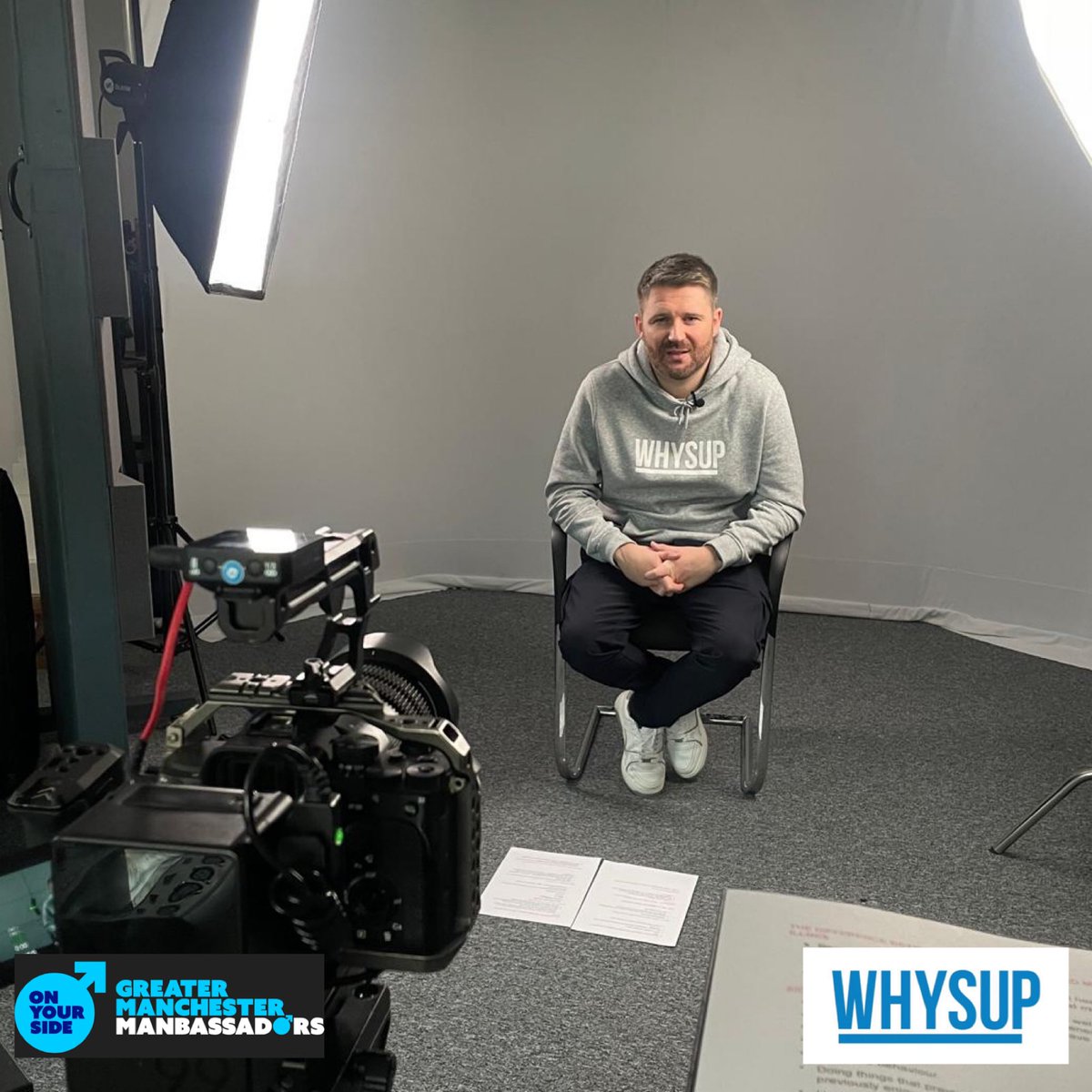 whysupofficial's tweet photo. Our latest collaboration with Manbassadors 🎥 💙
#Community #Support #MentalHealth #Wellbeing #Manbassador #WHYSUP https://t.co/m4uCWan4qA