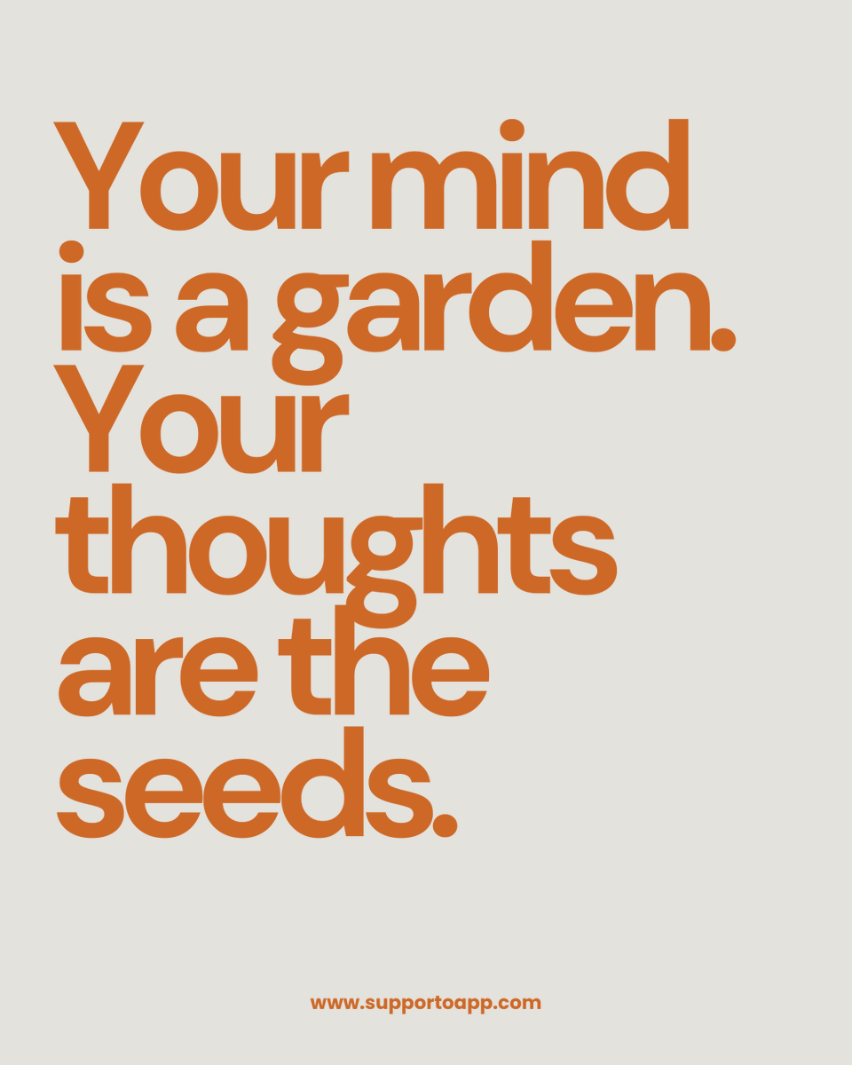 trysupporto's tweet photo. Protect the garden of your mind by nurturing thoughts that bring peace and letting go of those that don’t belong.
Prioritize your mental well-being and follow @trysupporto  to begin your healing journey with us.

#Happyhealing #Supporto #MentalHealth #CorporateCuture https://t.co/6eCe0z7DAb
