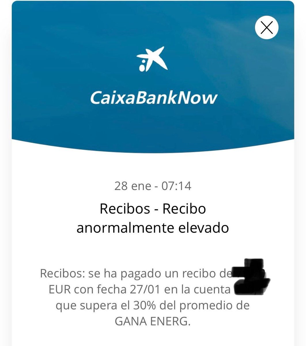Raquelofe's tweet photo. Hasta el banco me avisa que el recibo de luz es alto comparado con la media de meses atrás #vergüenza @GobiernoDeEspan @PSOE @sumar y que no sintáis una pizca de vergüenza @sanchezcastejon, como votante de izquierdas estoy decepcionada, país de pandereta y gobierno de paja🤬 https://t.co/yR0RtsirlQ