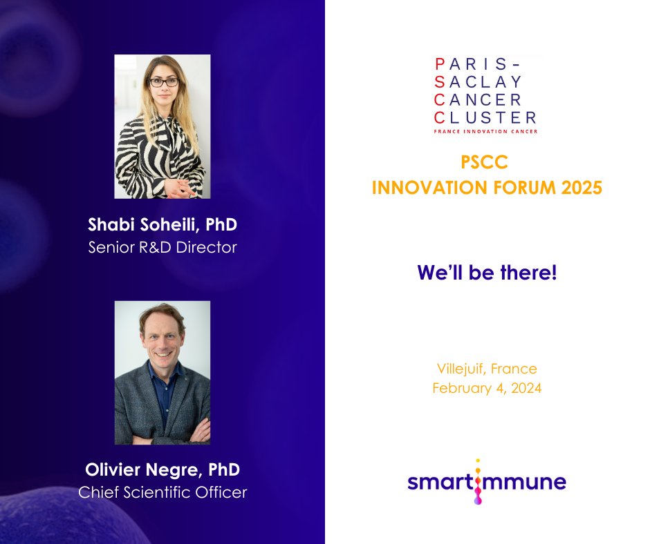 February 4 is #WorldCancerDay, and to mark the occasion, our scientific minds will be at the heart of innovation. Meet Shabi Soheili and <a href="/olivier_negre/">Olivier NEGRE</a>, who oversee our R&amp;D activities, at the #Innovation Forum organized by the Paris Saclay Cancer Cluster!