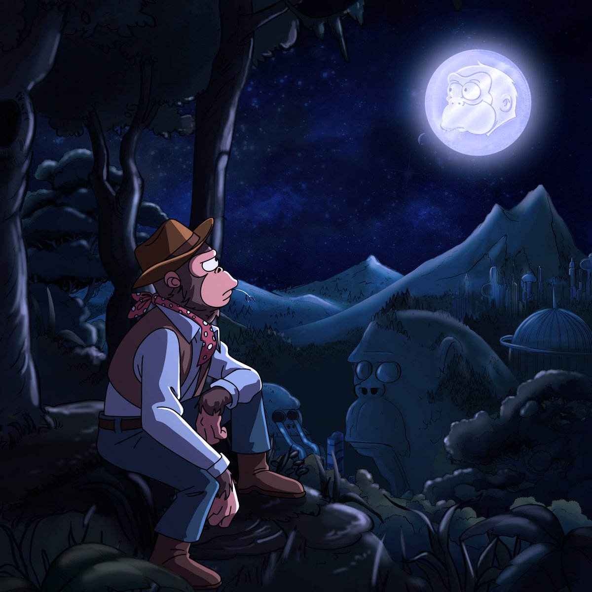 Time to put an ape on the moon 🌕