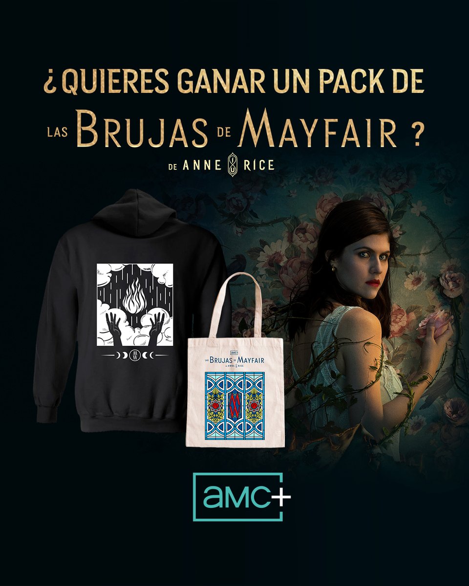 AMCPlusEs's tweet photo. ¿Quieres conseguir este pack de regalos de #LasBrujasDeMayfair? ¡Participa en el sorteo! 

1️⃣Síguenos y haz RT.
2️⃣Dinos qué poder te gustaría tener.

📅Tienes hasta el 2/02 para participar. ¡Habrá 5 ganadores!
📌BBLL: https://t.co/qQa7N3LYO1 https://t.co/rdmBUkSpYQ