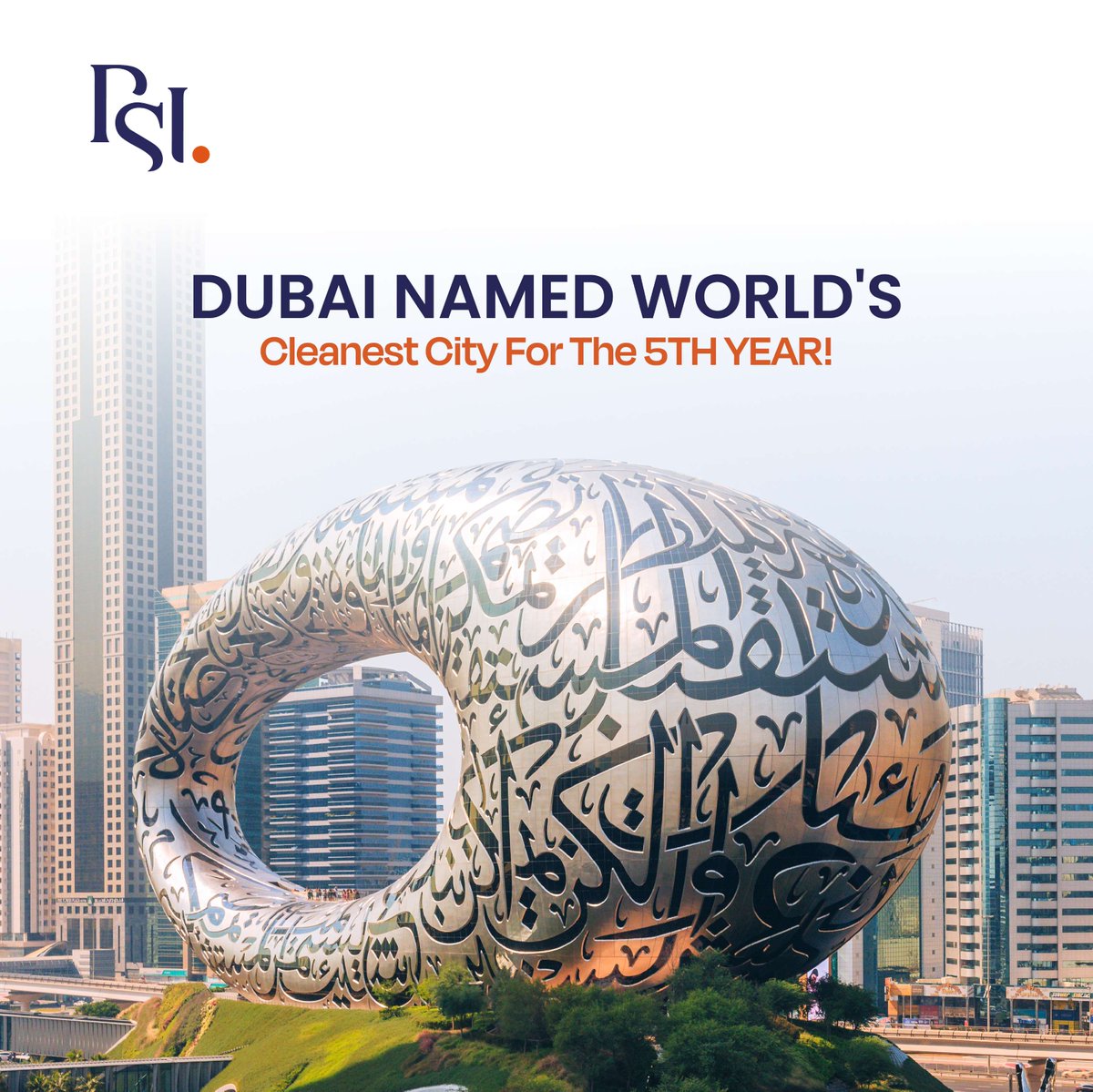 PSIEstate's tweet image. #Dubai: World&apos;s cleanest city for 5 years! 🏆 3,200+ pros &amp;amp; 855 vehicles keep it spotless. 🚮 Aiming for 100% landfill diversion by 2041. #Sustainability #GreenCity #EcoFriendly #SmartCity