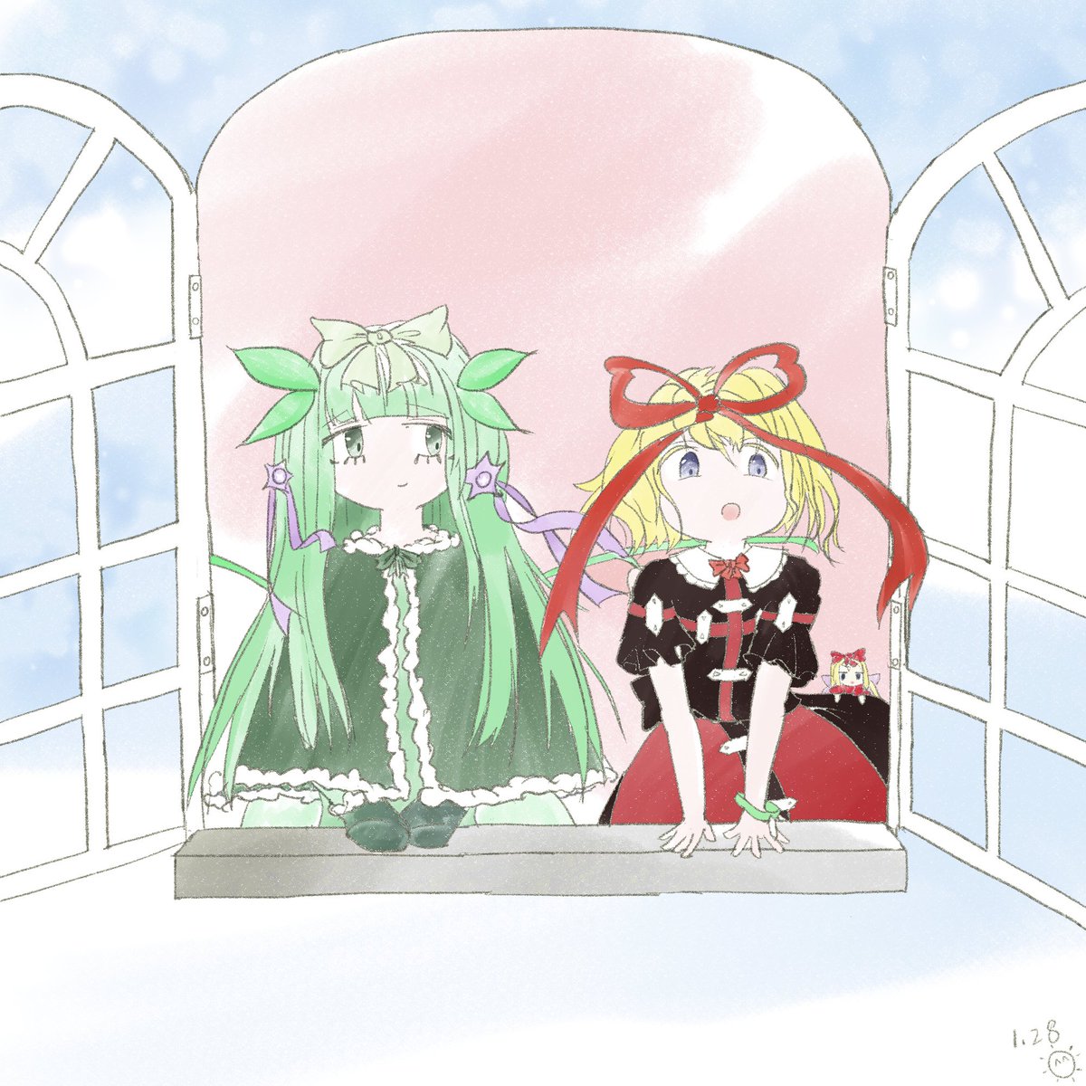 ShemaSunf's tweet photo. Medicine Melancholy, with Valloside Majali from Little Doll Queen.
#鈴集無名の丘 https://t.co/dfanPfiH63