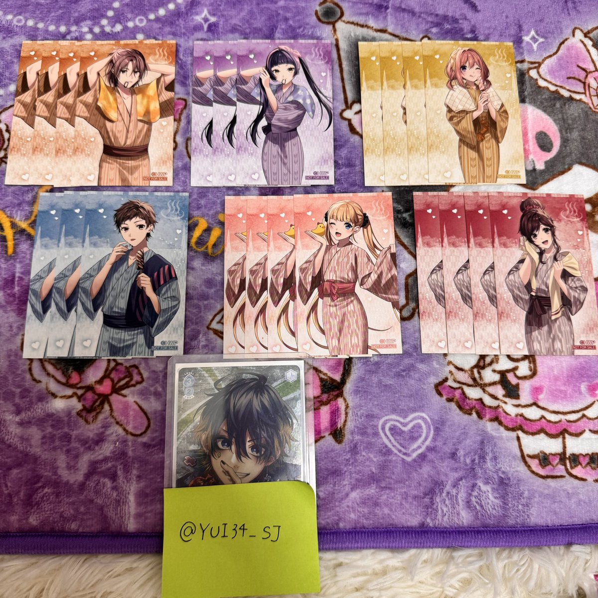 YUI34_SJ's tweet photo. HoneyWorks 極楽湯コラボ 購入特典 【交換 買取 譲渡】

譲)画像参照

求)YUI ＞ 500円+送料

⚠️初回プロカ必読
⚠️2月2日、極楽湯神田にて手渡し可能

お気軽にお声掛けください。 https://t.co/QW2T9TB9Z6