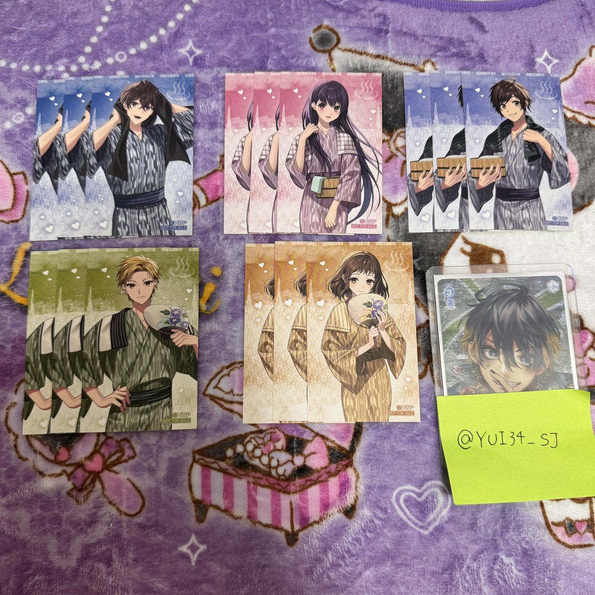 YUI34_SJ's tweet photo. HoneyWorks 極楽湯コラボ 購入特典 【交換 買取 譲渡】

譲)画像参照

求)YUI ＞ 500円+送料

⚠️初回プロカ必読
⚠️2月2日、極楽湯神田にて手渡し可能

お気軽にお声掛けください。 https://t.co/QW2T9TB9Z6