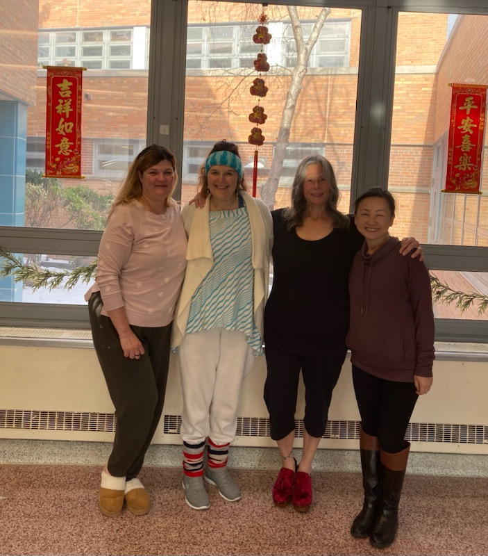 PS221Team's tweet photo. Warm thanks to our wonderful D26 district team Kim D'Angelo, Wendy Mo, CEC for presenting three Renewing Yoga sessions with Mrs. Irene Failenbogen to recharge parents' body &amp; mind during this month. https://t.co/Cc3HFxRu2y