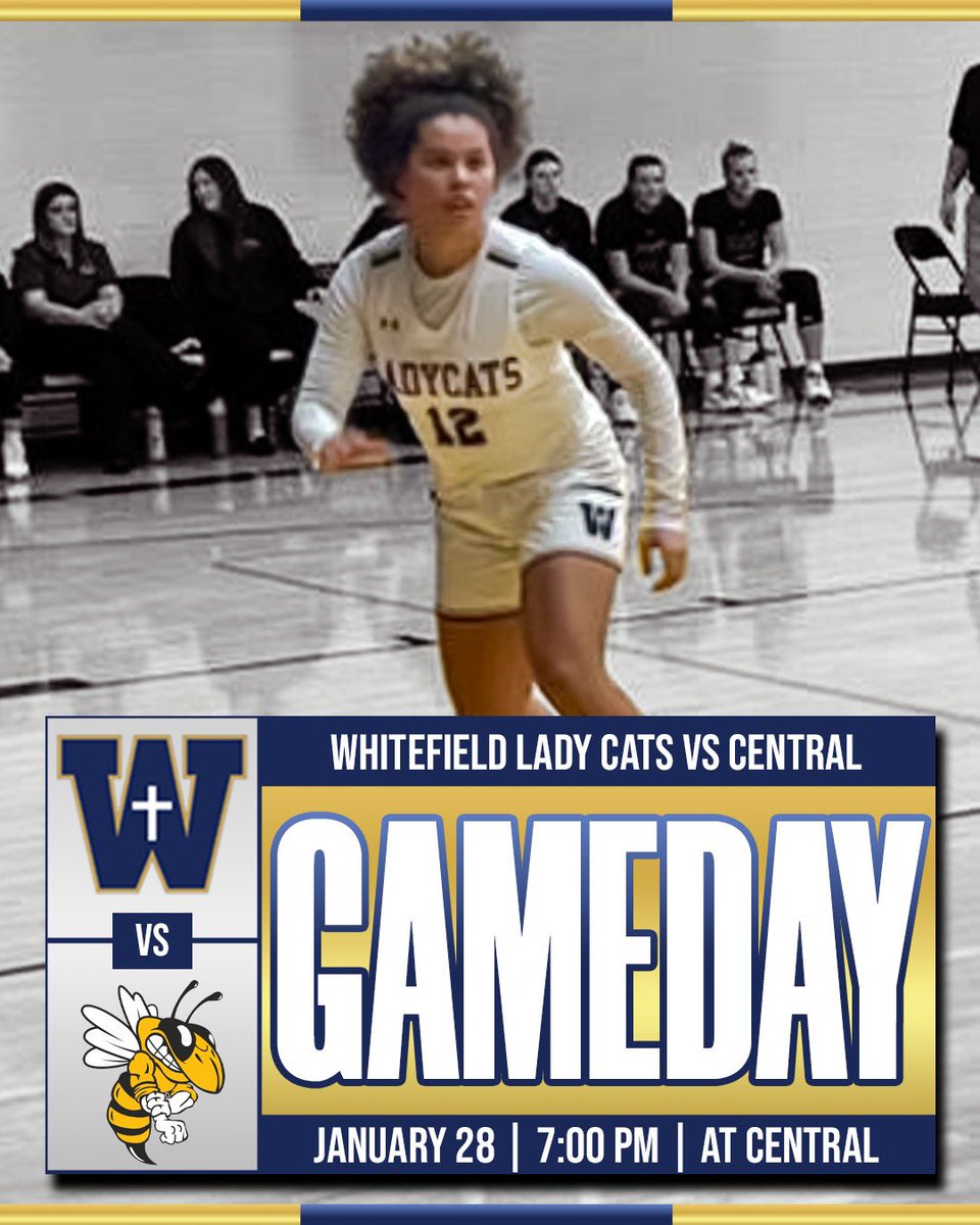 IT’S GAMEDAY‼️

Lady Cats (14-4) take on the Yellow Jackets (12-5) in the round of 12 of the LIT. 

🆚 Central
⏰ 7p
📍Central HS
1130 W Chestnut St, Louisville, KY 40203