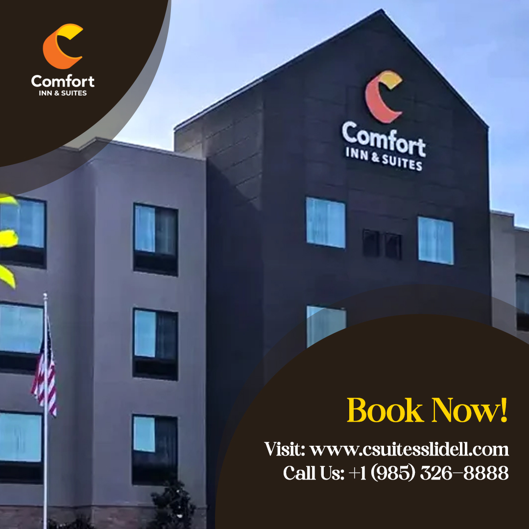 csuitesslidell's tweet photo. Every stay at Comfort Inn & Suites, Slidell, is an unforgettable chapter in your travel journey.
Reserve Rooms: https://t.co/dKgoFiBxA4
#LuxuryStay #PremiumAmenities #SpaciousSuites #OutstandingServices #TravelGoals #VacationVibes #ComfortAndLuxury #HotelExperience #Staycation https://t.co/Q733IcDxOv