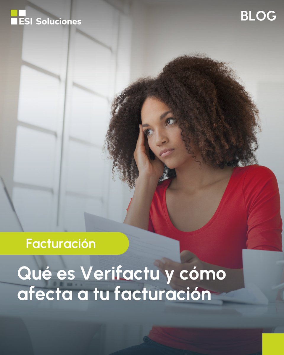 📑 ¡Todo lo que necesitas saber sobre Verifactu y la Ley Antifraude! 💻

📲 esisoluciones.es/que-es-verifac…

#esisoluciones #consultoria #verifactu #leyantifraude #digitalizacion #cumplimientonormativo #facturacion #empresaszaragoza
