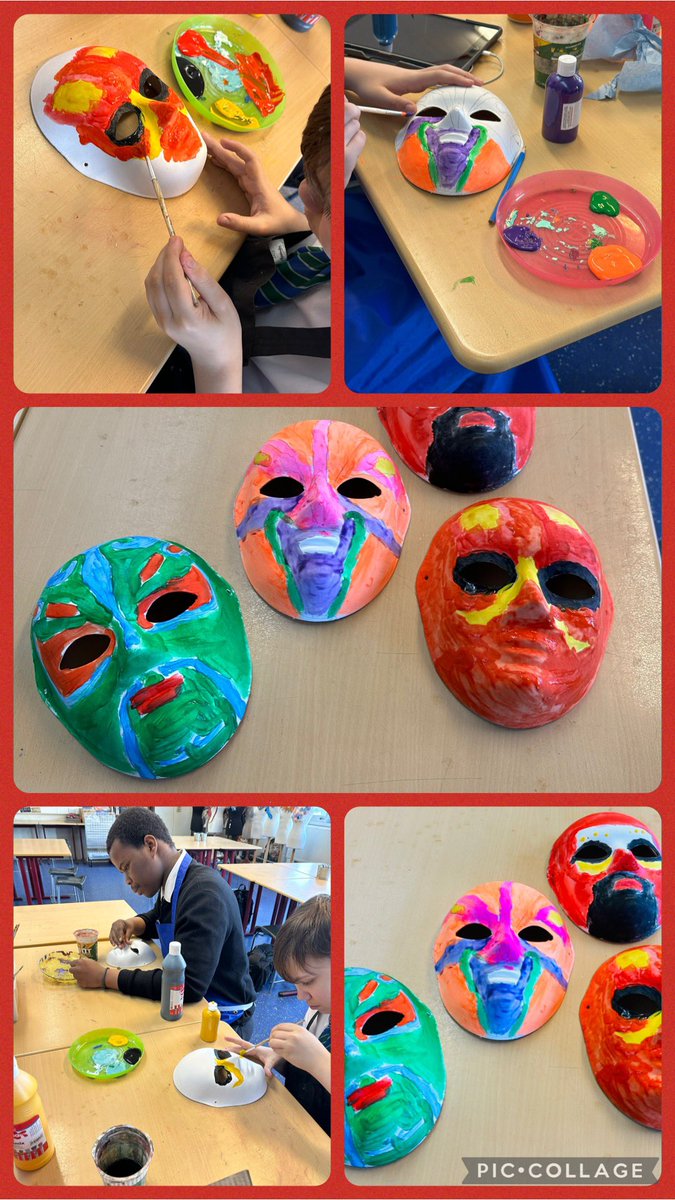 Well done to my S3 MLLW yesterday for completing they Chinese Opera masks ahead of Chinese New Year 🧧🇨🇳🐉🐲👏🏻