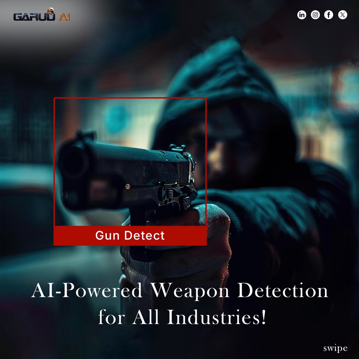 garud_ai's tweet photo. Protect schools, airports, and more with Garud AI’s cutting-edge surveillance technology. Get real-time alerts and proactive threat prevention to safeguard your space effortlessly!
#garudai #surveillancetechnology #RealTimeAlerts #RealTimeAlerts #SmartSurveillance https://t.co/xkY1sJSEuG