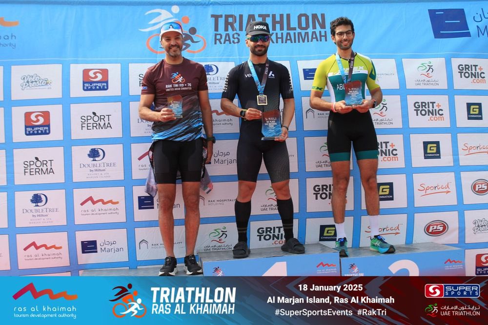 MarwandoubleA's tweet photo. RAK 76km I’ll count it as Olympic so make that 12x Olympic tri 
1st AG 
1st 🇦🇪 https://t.co/LIM1r2FrQP