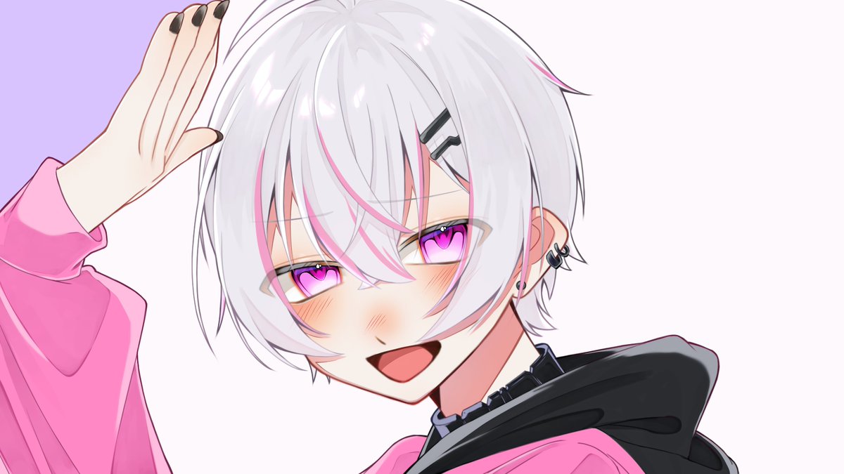 💜💜💜💜💜
 #閣下の肖像画 
 #しろせんせ絵 
 #キャメッチ
 #ちょあーと