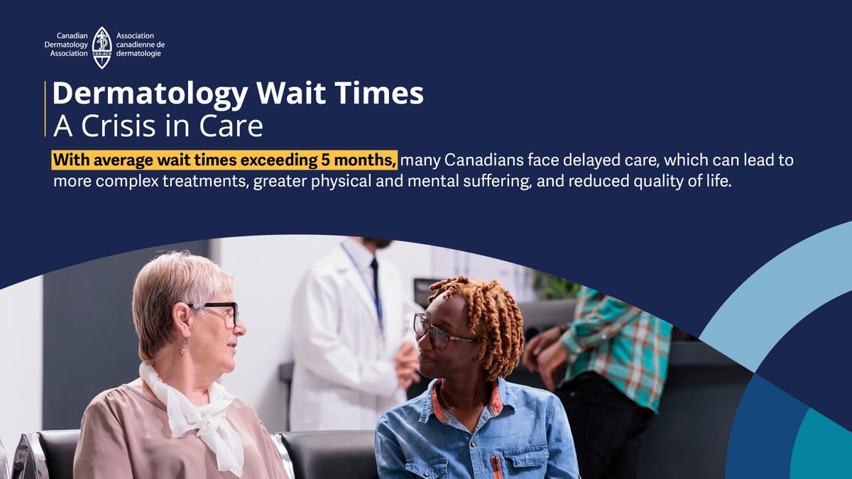 🚨 The Canadian Dermatology Association is tackling Canada’s critical shortage of dermatologists with a bold new roadmap. 📄Read the full report to learn more: bit.ly/42OzUTW