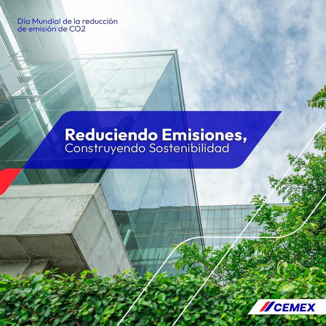 En el Día Mundial de la Reducción de las Emisiones de CO₂, reafirmamos nuestro compromiso con la construcción sostenible. 🌍💚 En CEMEX, innovamos para un futuro con menos huella de carbono. ♻️🏗️

#Sostenibilidad #CemexDominicana