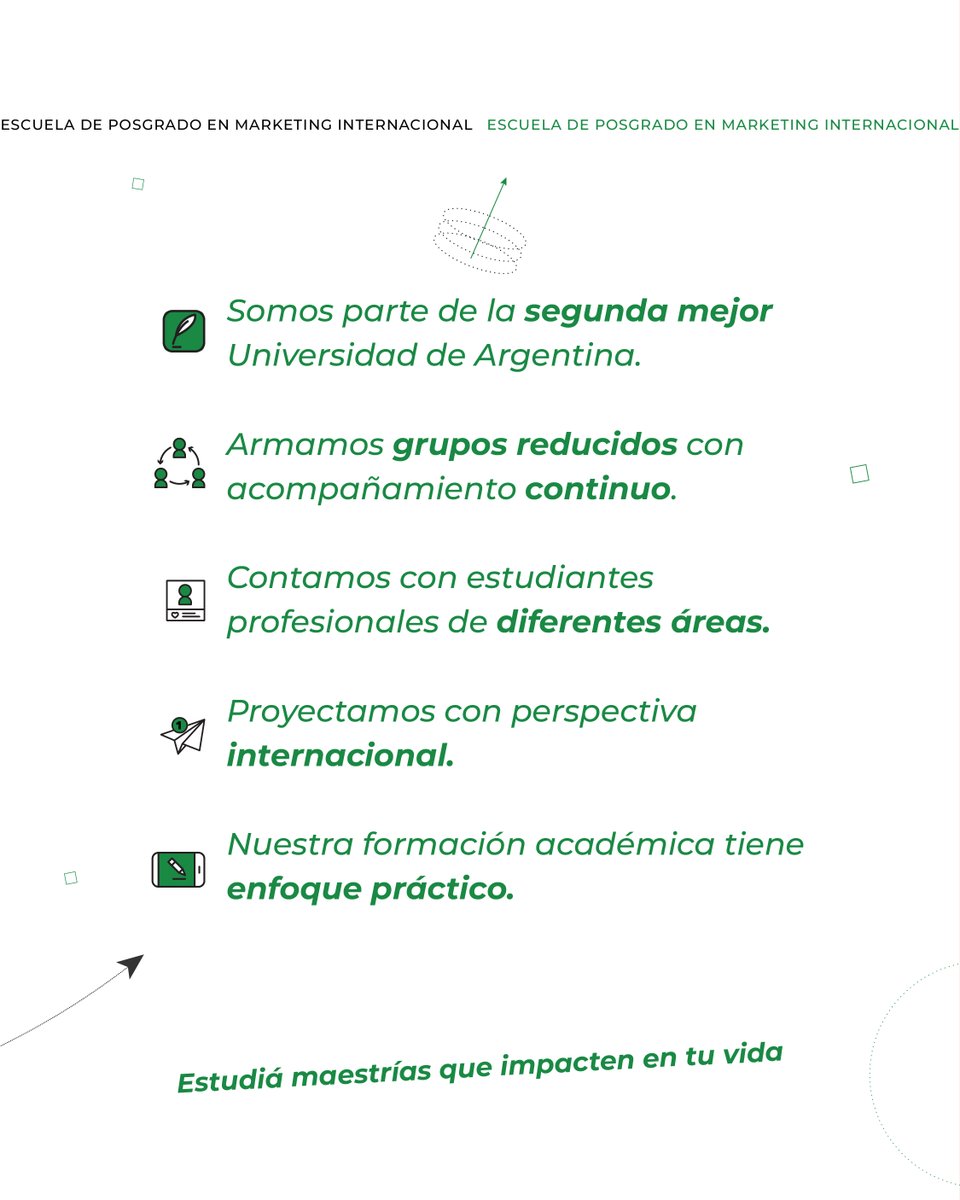 Sabemos que estudiar en #EPMI transforma tu futuro🔮
Contactanos para más información
📱 Wsp: +54 221-6127915
📧 Mail: marketing@econo.unlp.edu.ar
#MaestríasLatinoamérica #UNLP #PosgradosLatinoamérica #PosgradosUNLP #Marketing #Diseño #UNLP #PosgradosMarketing