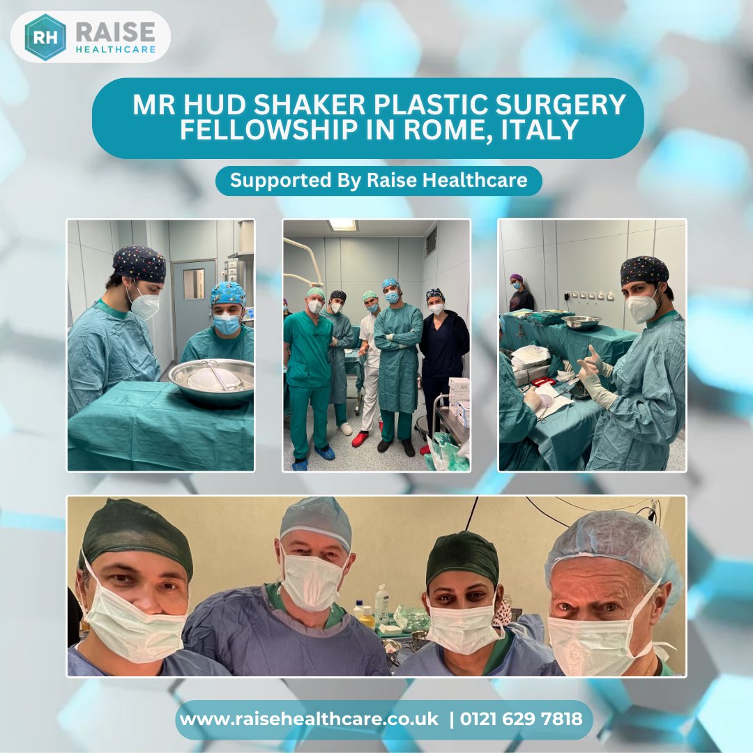 We’re proud to have supported Mr Hud Shaker’s fellowship in Rome with Prof. Santanelli di Pompeo – “an internationally renowned Plastic Surgeon”. Mr Shaker explored advanced oncoplastic techniques including full cover Braxon Fast ADM and fat grafting techniques.

#RaiseHealthcare