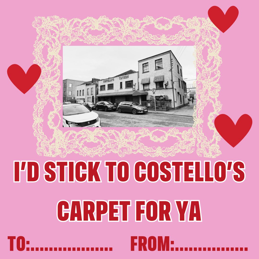 Limerick_ie's tweet photo. 💘 Limrockers! Love is in the air!
Celebrate Cupid's birthday and send these Limerick love notes to your Valentines 💘
Which one is your vibe? 🤔
#Limerick #LimerickEdgeEmbrace #ValentinesDay #Valentine #TagYourPartner #TagYourGirlfriend #TagYourBoyfriend #FYP #Love https://t.co/xF3xTGJ4kc