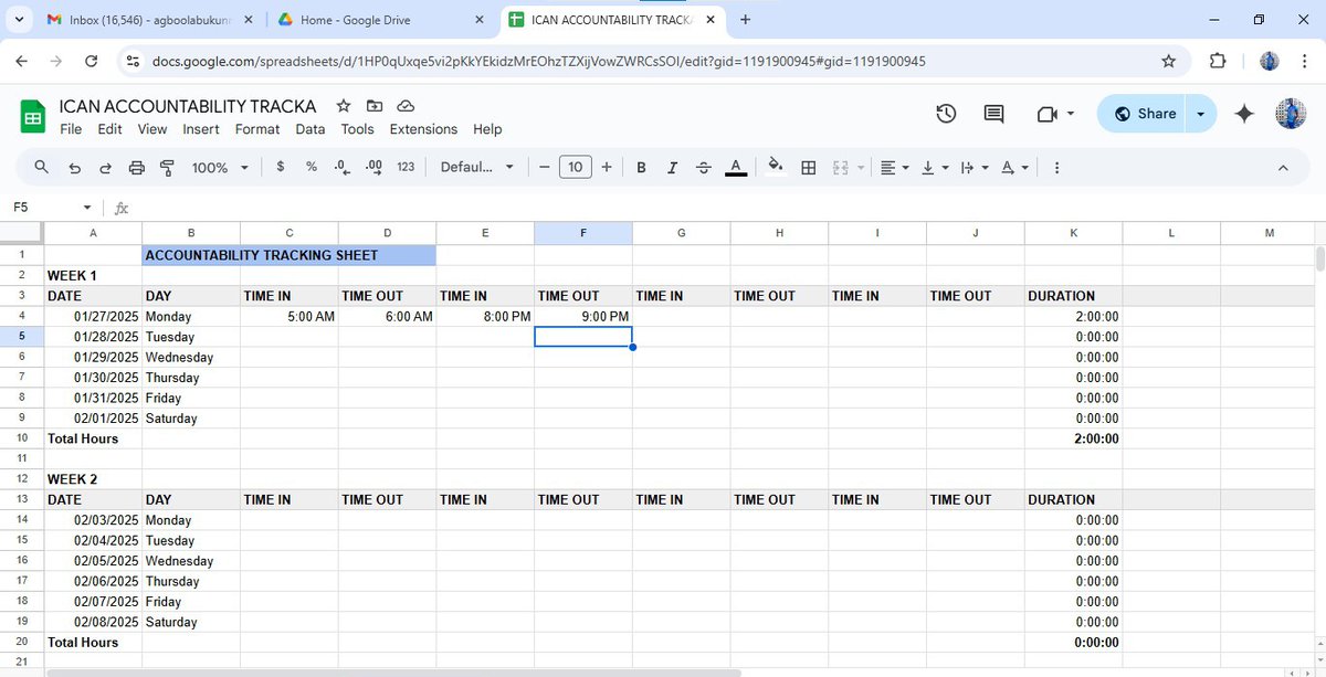 agboola_bukunmi's tweet image. I designed this accountability tracking sheet for some of my people that are serious about writing may diet.
With this sheet, they can how much time that have invested into this.
I will come back to this tweet and share their success story.
#ican
#ProfessionalDevelopment