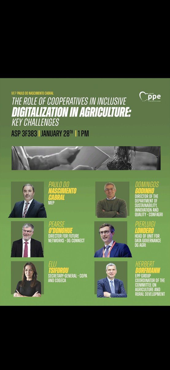Learning from experience, understanding the challenges, and sharing possibilities and opportunities for the future! Excellent event with a look at the role of cooperatives! <a href="/EUAgri/">EU Agriculture🌱</a> <a href="/DigitalEU/">Digital EU 🇪🇺</a> <a href="/CONFAGRI_CCRL/">CONFAGRI</a> <a href="/COPACOGECA/">COPA-COGECA</a> <a href="/ElliTsiforou/">Elli Tsiforou</a>