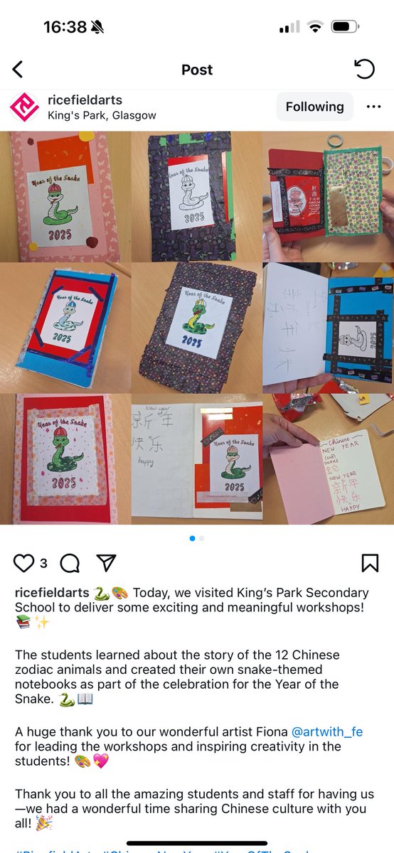 Our first Chinese New Year’s event yesterday at <a href="/KingsParkSec/">KPSS</a> <a href="/kpss_modernlang/">King's Park Modern Languages</a> well done to everyone who took part! Ricefield Charity was very impressed!
