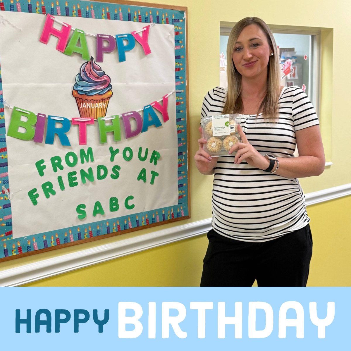 Join us in wishing one of our DSPs, Laura Franz a HAPPY BIRTHDAY! We appreciate all that she does each and every day for our students and the organization.

#OpportunityThroughEmpowerment #DiscoveringAbilities #BuildingOpportunities #AchieveWithUs
