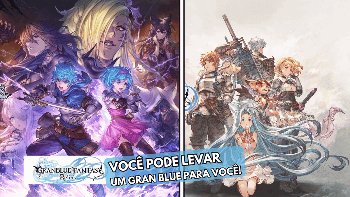 #SORTEIO 🚨🚨
para comemorar o Gran Blue Day, vou sortear uma chave de Gran Blue Fatasy Relink  Edição Especial para PC que ganhei em um campeonato de Influenciadores. 
Para Participar:

-Me segue e siga a <a href="/nuuvem/">Nuuvem.com</a> e o <a href="/gbf_brasil/">Granblue Fantasy BR</a> 
- 💙Curtir o post +📷 RT sem comentar
- Responda
