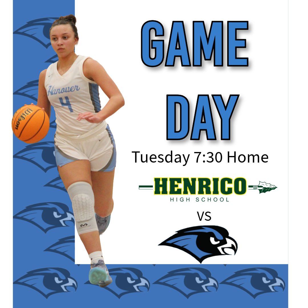 Hanover Hawks GBB๐ (@hanoverhawksgbb) on Twitter photo ๐ Game Day ๐
๐๏ธ | Jan 28
๐ | Henrico
โฐ | 7:30
๐ | Hanover High School
10307 Chamberlayne Rd, Mechanicsville, VA 23116
<a href="/hanoversports/">HanoverSports (from RVA Sports Network)</a>
<a href="/hhsactivities/">Hawks</a>
<a href="/hhshawks03/">Hanover High School</a> ๐ Game Day ๐
๐๏ธ | Jan 28
๐ | Henrico
โฐ | 7:30
๐ | Hanover High School
10307 Chamberlayne Rd, Mechanicsville, VA 23116
<a href="/hanoversports/">HanoverSports (from RVA Sports Network)</a>
<a href="/hhsactivities/">Hawks</a>
<a href="/hhshawks03/">Hanover High School</a>