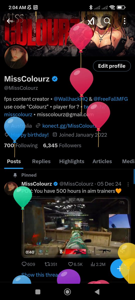 MissColourz tweet media