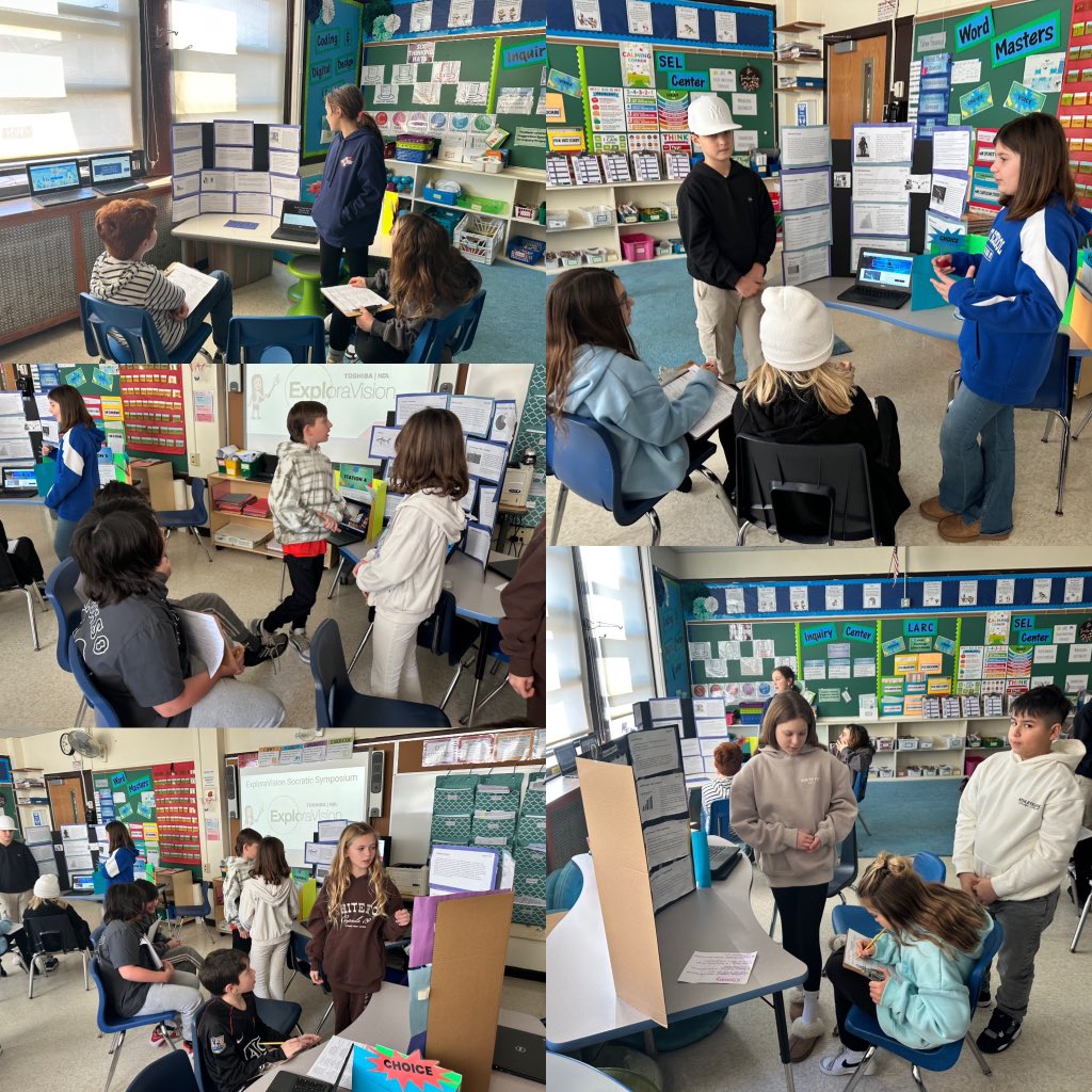 Our students shined in a dynamic Socratic Symposium, exploring and refining their Toshiba ExploraVision projects with thoughtful discussions before submission! #ProudToBeLB <a href="/ToshibaScience_/">Exploravision</a>