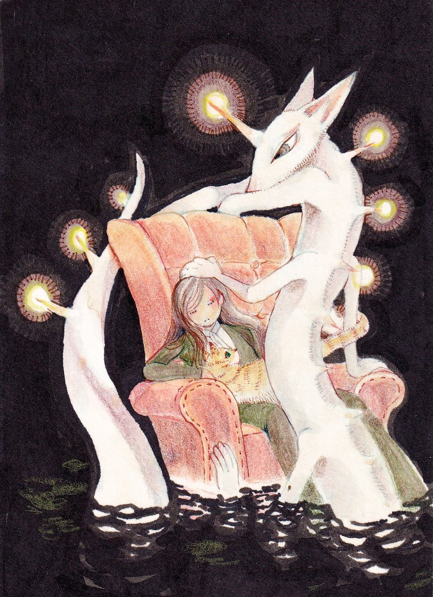 「#このタグを見た人は黙って夜をはる 」|ヨナバリのイラスト