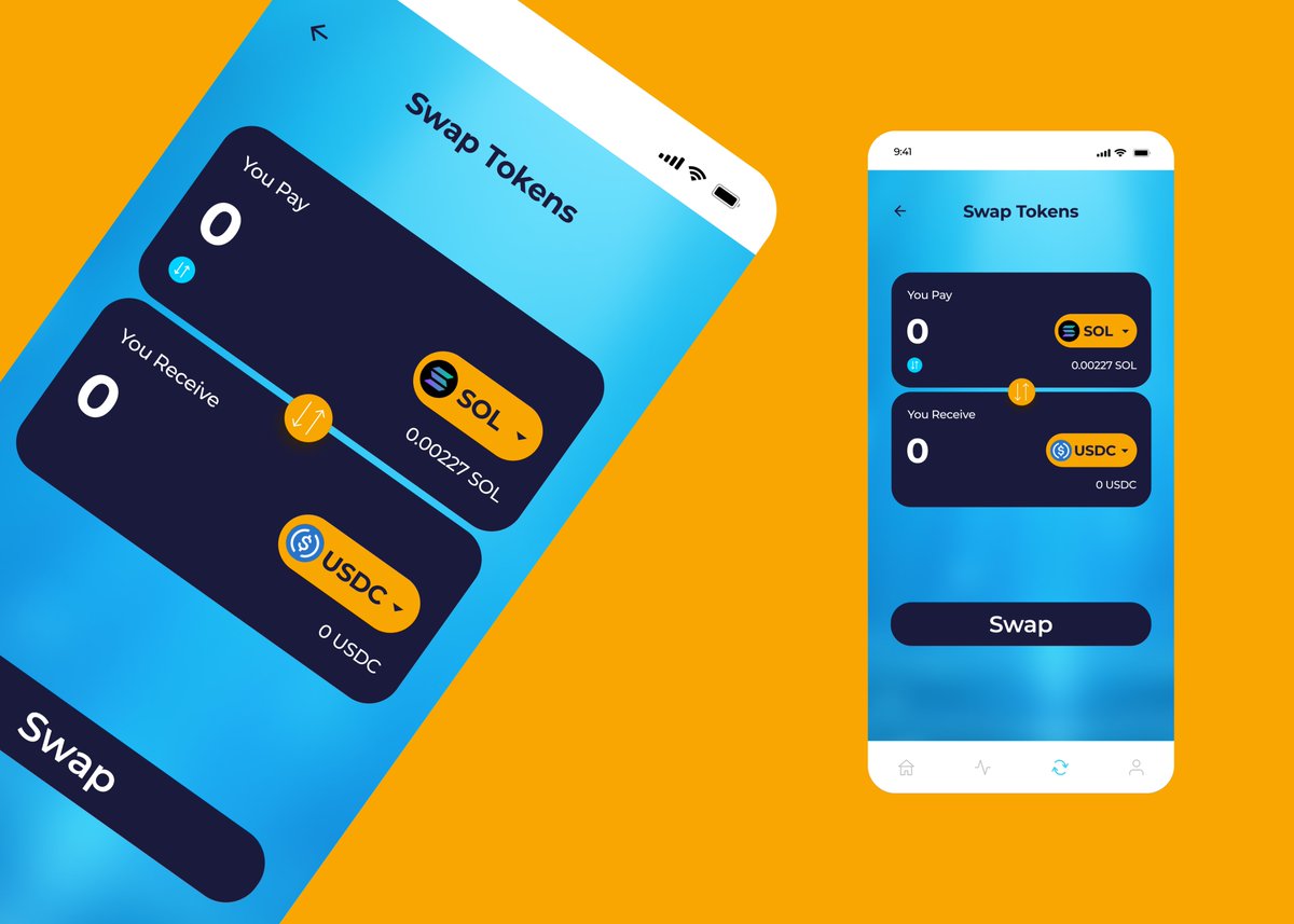 Web3_VisualSage's tweet photo. Swap Tokens UI Screen For an App
#Web3Eco #productdesign #web3design #tokens https://t.co/lhJ57fBOuz