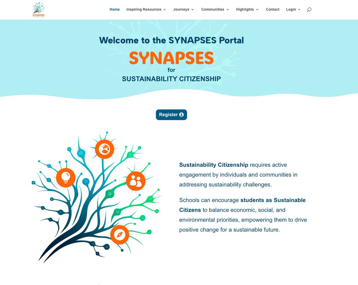🌍 Welcome to the SYNAPSES Academy Portal – Empowering Change for a Sustainable Future 🌱
Are you ready to become an Agent of Change? 
🚀 The Synapses Portal is your gateway to transforming #Sustainability #education #ESD into action! portal.synapses-academies.eu