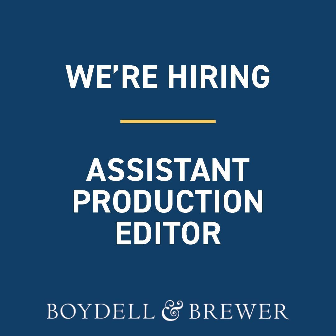 boydellbrewer's tweet photo. 📢 WE'RE HIRING! Looking to start your career in #publishing? We're hiring an Assistant Production Editor to join us at our Woodbridge office. For more information about the role and to apply, visit: https://t.co/TmJWnp7mUc https://t.co/ajPZrc1fMa