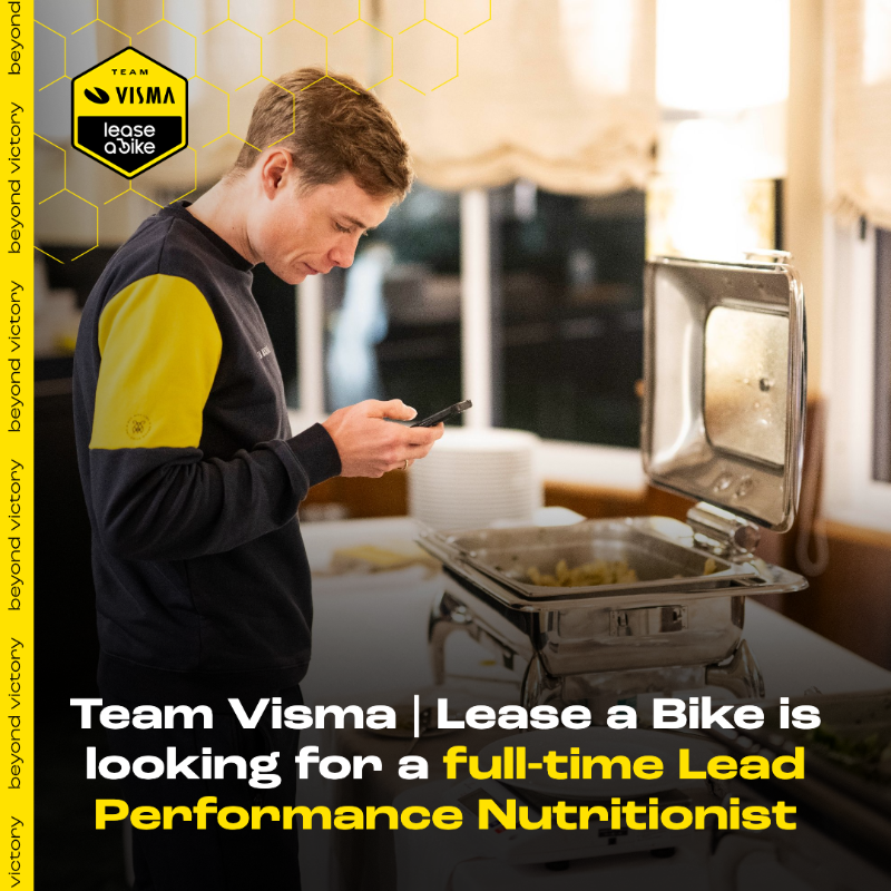 vismaleaseabike's tweet photo. Job alert! We are looking for a for a full-time Lead Performance Nutritionist. 

Do you want to be part of our Performance Team? And do you have at least 4 years working experience with elite endurance athletes as a performance nutritionist in a leading position? 

More info 👇