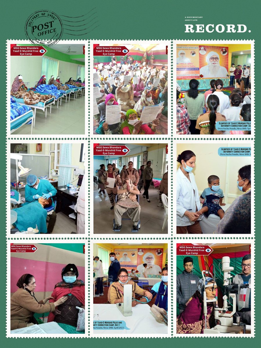 itzbabbu1371's tweet image. Free medical help camps are organized every year in Dera Sacha Sauda solely inspired by Ram Rahim, so that poor people can receive excellent free treatment. #FreeMedicalHelp