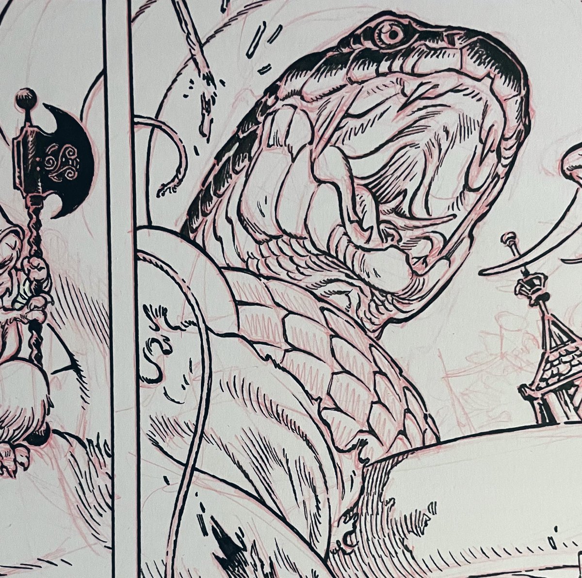 Gabriel Rodríguez (@gr_comics) on Twitter photo fury
partial inks detail
from <a href="/boomstudios/">BOOM! Studios</a> #MouseGuard “Dawn of the Black Axe” miniseries by <a href="/mouseguard/">David Petersen</a> and yours truly
#makingcomics #process fury
partial inks detail
from <a href="/boomstudios/">BOOM! Studios</a> #MouseGuard “Dawn of the Black Axe” miniseries by <a href="/mouseguard/">David Petersen</a> and yours truly
#makingcomics #process