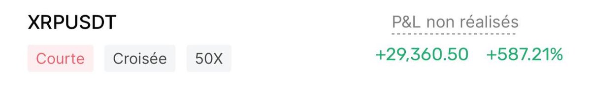 Cryptofast__'s tweet image. Un bonheur de short le XRP, tellement jouissif 🤑