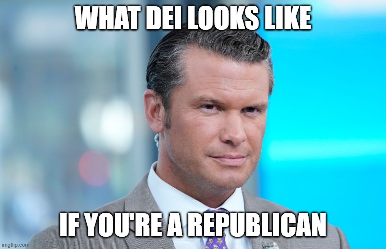 namwella1961's tweet photo. Trump has banned Transgender troops to "enhance military readiness."
I guess this means that Pete Hegseth is in charge of dick verification.
#ProudBlue #TrumpIsUnfitForOffice #TheTurdReich #Felon47 #FOTUS #NotMyDictator #DEI #Resist #TrumpisaNationalDisgrace https://t.co/uL3oDFGJAu