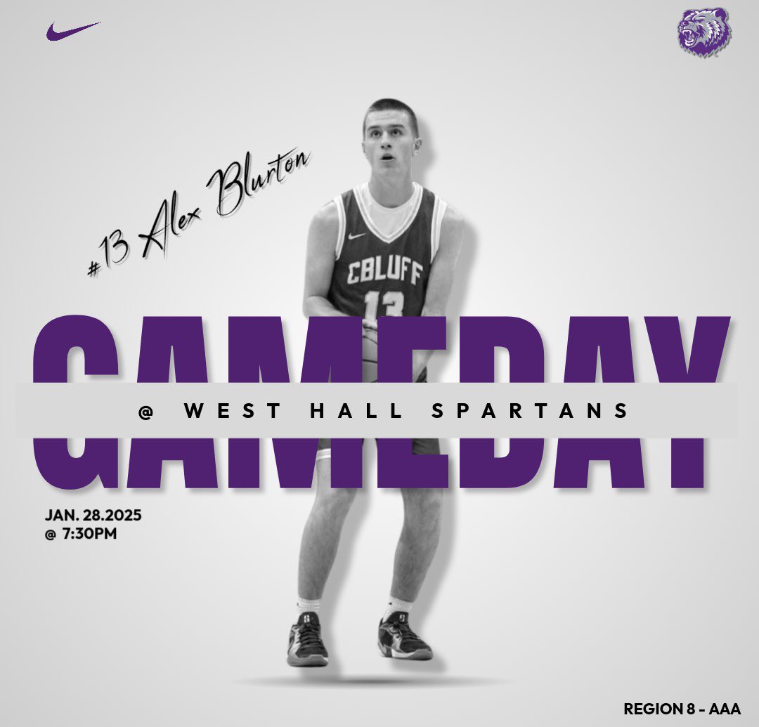 Gameday

🆚 West Hall 
📆 Today
🕢 7:30pm
📍 @ West Hall HS
📝  8-AAA Region Game