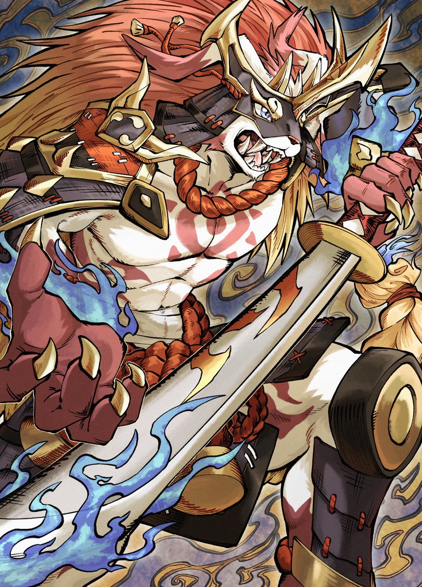 祝大家农历新年快乐🧧
发个狮子助助兴🔥
🎨<a href="/willd_01/">willd</a> 
#オリジナルデジモン #OC #DigimonOC #Digimon #digimon #digifake #digimonfanart #furryart