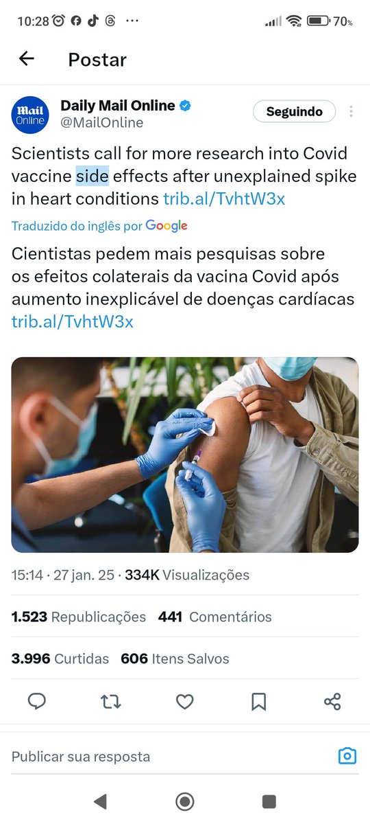 Mas era teoria da conspiração??
Negacionista???
Estranho....