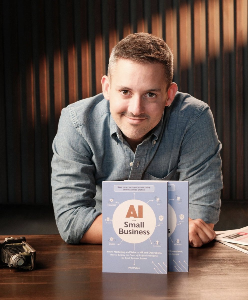 ecammtweets's tweet photo. Join us for a book release party! This virtual event will feature a mini lecture by author &amp; brand strategist @philpallen on how small business owners can thoughtfully integrate AI into their businesses.

https://t.co/ZDByh0uRfL

#aitools #booklaunch #ecammfam https://t.co/YtQop7oDcD