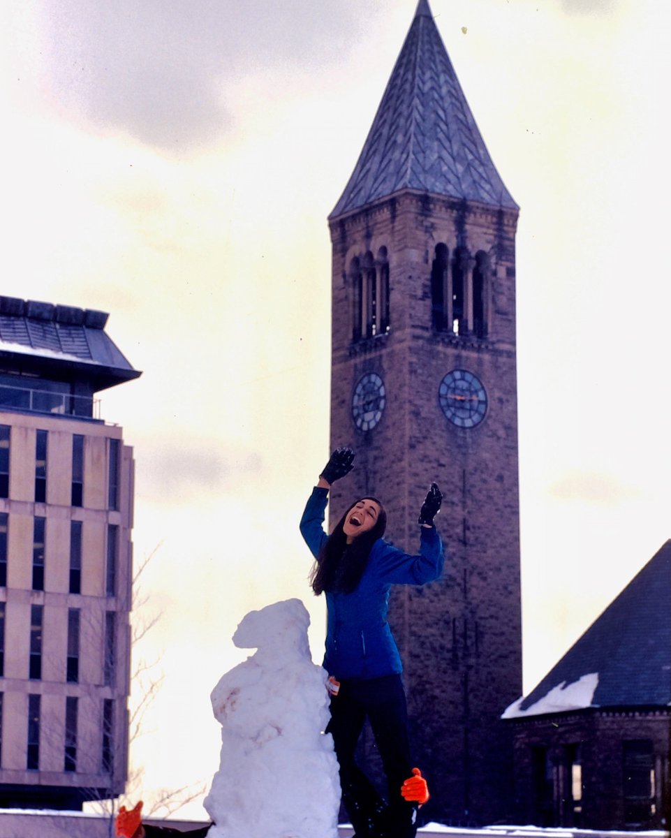 Cornell's tweet photo. Ah, winter on the Hill! Whatever decade you graduated from Cornell, the cold and snowy season is a quintessential Big Red experience shared across generations.

Our latest showcase of vintage photographs leans hard into winter—in both its stunning beauty and its logistical challenges.

Most of these scenes of winter in Ithaca don’t look much different than they would today. Only the occasional Velcro sneakers, big hair, and other fashions of yesteryear—as well as the notable absence of smartphones—hints at the era in which these moments were captured.

See more at https://t.co/7Mygz874zI.