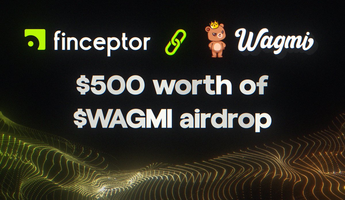 We love teddy bears, don’t we? 🧸

Let’s kick-off the week with <a href="/Wagmipad/">Wagmipad</a> &amp; <a href="/FinceptorApp/">Finceptor</a>!

The $WAGMI public sale is almost here, and we’re giving away a total of $500 worth of free $WAGMI tokens to 10 lucky winners.

Here’s how to join: 
◾️ Follow <a href="/Wagmipad/">Wagmipad</a> &amp; <a href="/FinceptorApp/">Finceptor</a> 
◾️