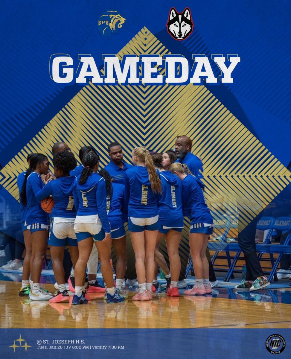 GAMEDAY!!! 

🆚 SB St. Joseph 
📍 Alumni Gym (Away)
⏰ JV 6:00 PM | Varsity 7:30 PM 

#GoLions🦁