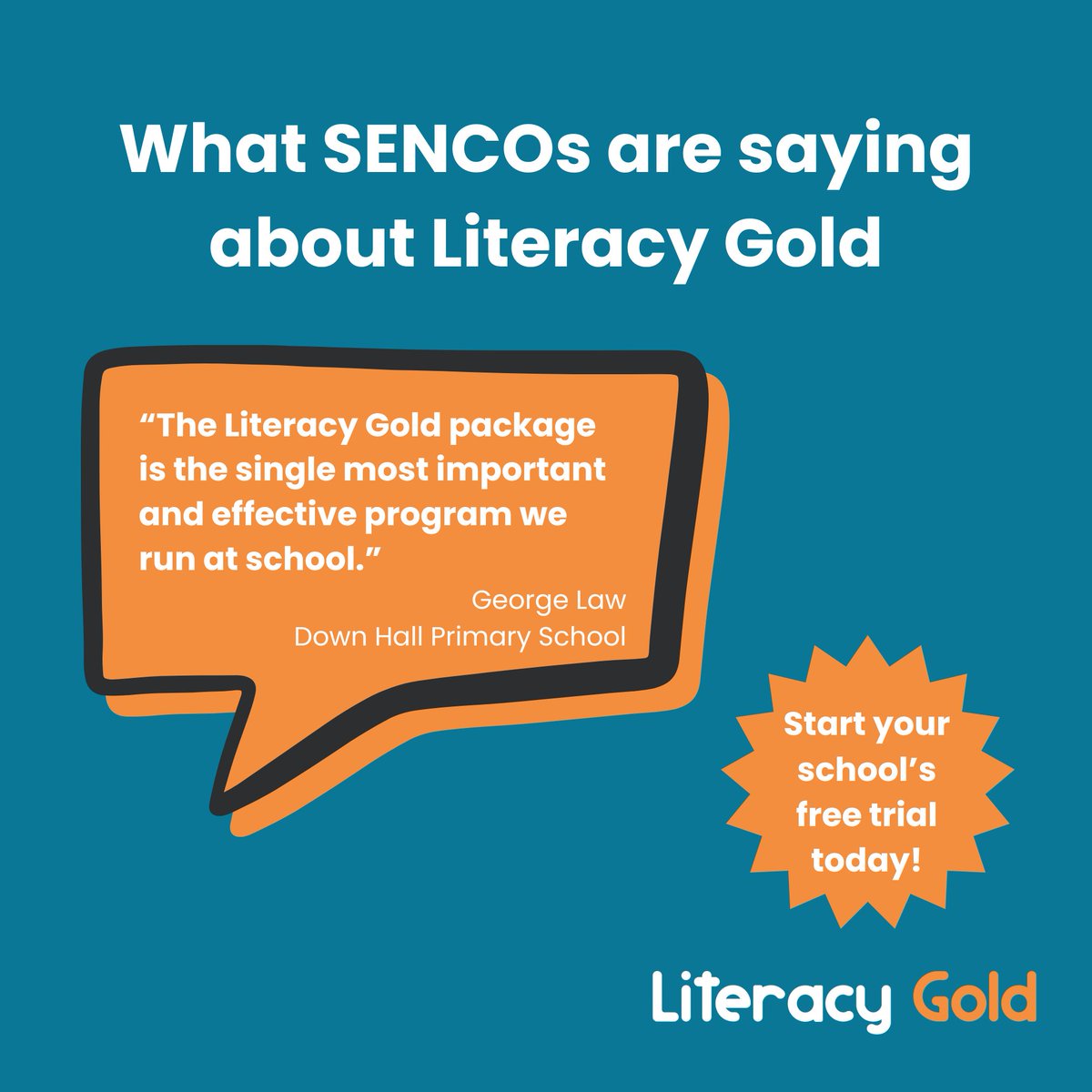 LiteracyGold's tweet photo. Literacy Gold makes it easy for you to teach all your struggling pupils to read 📚 

Improving reading in over 1,000 UK schools, Literacy Gold is effective for all pupils 🏫 

Start your school’s free trial today: https://t.co/MSlmqSEJrH 

#EdTech #SENCO #Teacher #Dyslexia https://t.co/6nKqvft2HB