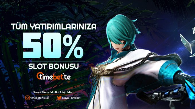 timebetofc's tweet photo. Slot Oyunlarında Heyecanı Maksimum Yaşamanız İçin🤩 TimeBet'te %50 Slot Bonusu Artık Her Gün Sizinle Kazanmaya Başlamak için Linkten Üye Olabilirsiniz

🔗Güvenilir Güncel Giriş Profilde 🔗

#freebet #freespin #canlıbahis #denemebonusu #canlıbahis #iddaa #çevrimsizbonus  #slot https://t.co/XuekuYJoSx