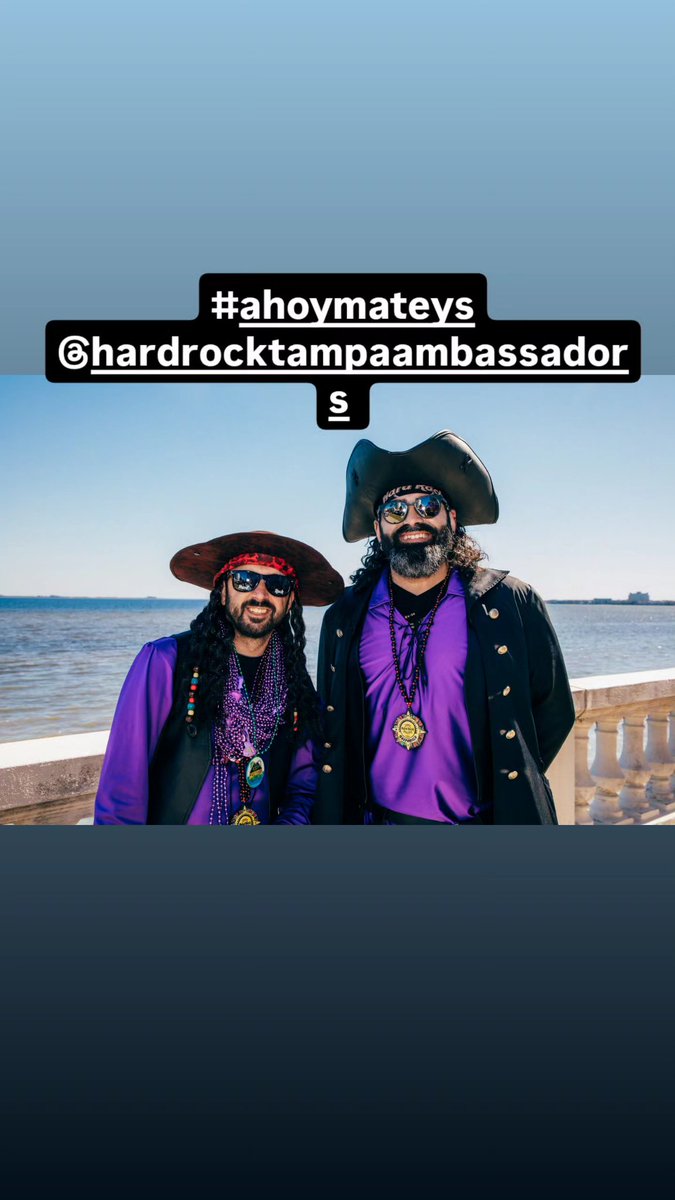 Thanks to <a href="/YvonneGougelet/">Yvonne Gougelet</a> for these amazing Hi-res photos at #gasparilla...it was so much fun working this event for the <a href="/SHRTampa/">Seminole Hard Rock Tampa</a>  and <a href="/SHRTAmbassadors/">Hard Rock Tampa Ambassadors</a>  she truly captured me in the moment! Happy #gaspy everyone! 📿🦜🏴‍☠️☠️